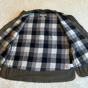 Vest‎ Women’s Medium Khaki Green Vintage Lined Pockets Hiking